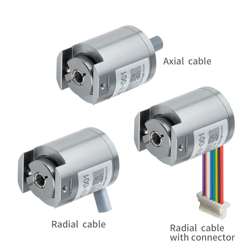 KM16 solute Encoder Gray Code SSI LIR-DA216B-3-T-16-05-RS- 3-2-0-0 Miniature Hub Shaft Right Angle IP65 16Bit