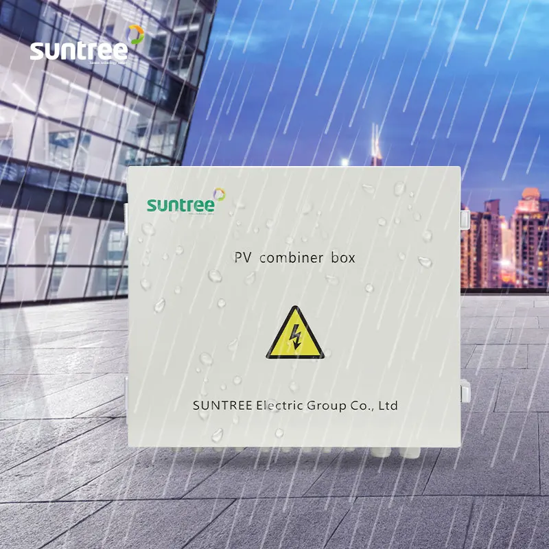 Suntree 8 in 1 Out Metal Solar Strings Junction Box Steel Pv DC Combiner Box 1000v for Photovoltaic System AA