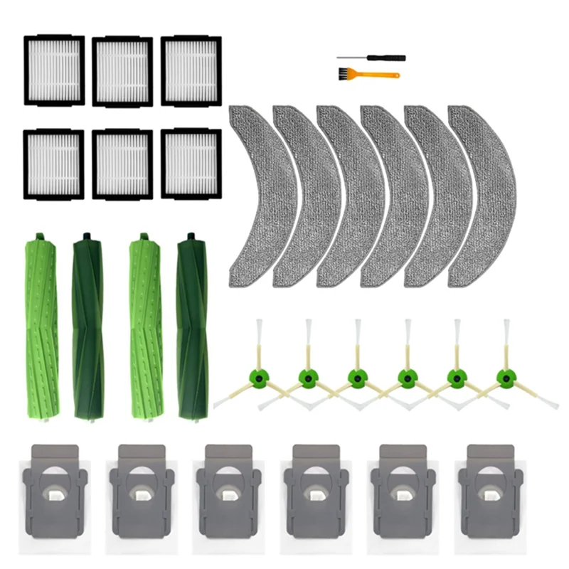 

For IRobot Roomba Combo J7+ Robot Vacuum Cleaner Main Side Brush HEPA Filter Dust Bag Spare Parts Accessory