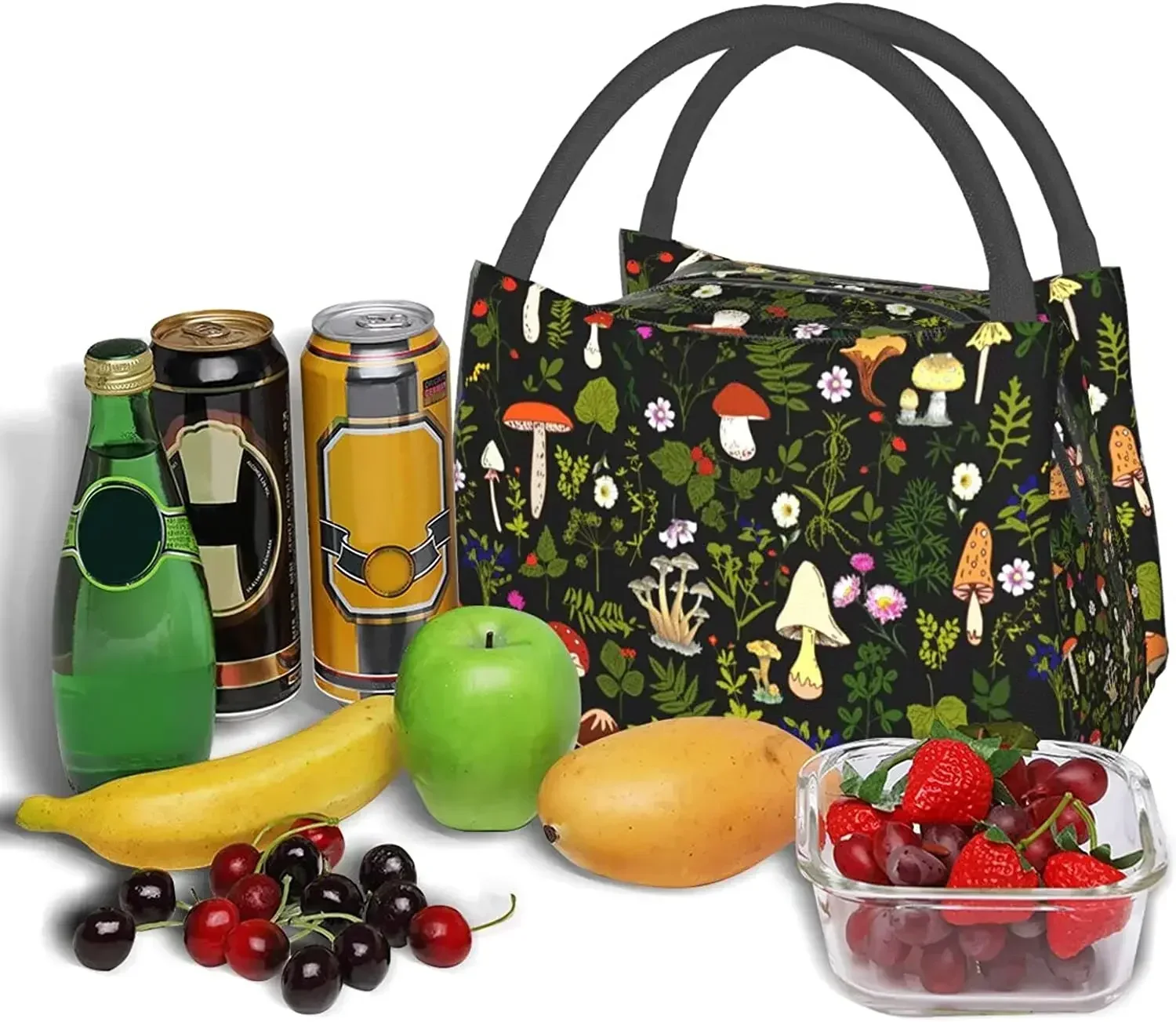 

Nature Lunch Bag Insulated Lunch Box Cooler Tote Bag for Teens Adults Thermal Tote Bag for Work Travel Picnic