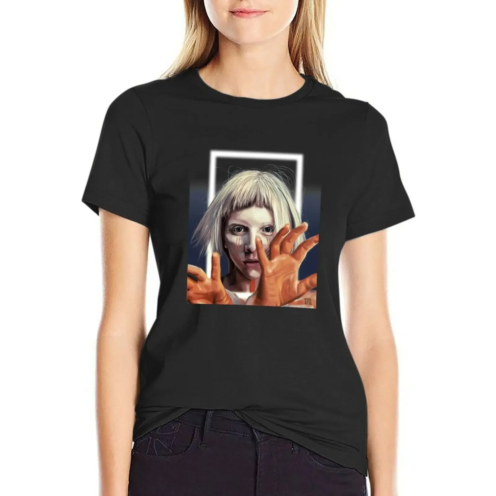 

AURORA T-Shirt quick drying vintage animal prinfor Women clothing