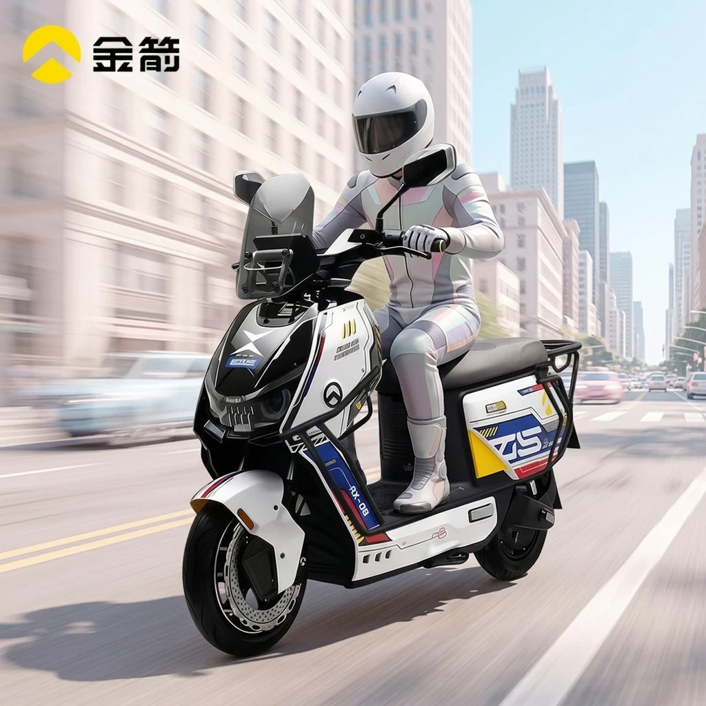 High-quality, Exclusive-designed Electric Motorcycle with a Speed of 120 Kilometers Per Hour and an Energy Recovery System