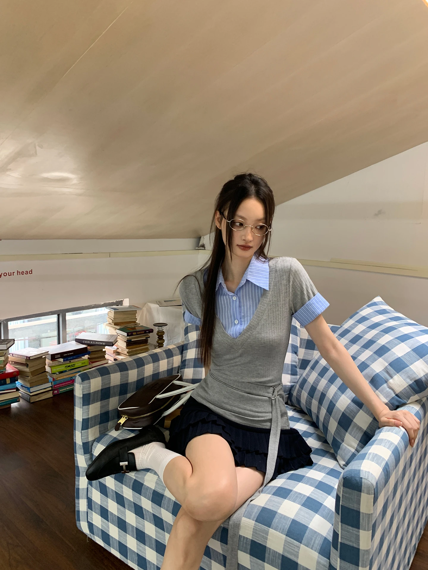 T-shirt amincissant ort Sve pour femmes, Design Faion, ligne d'été, corps singe, détails, tenue décontracté, coupe droite