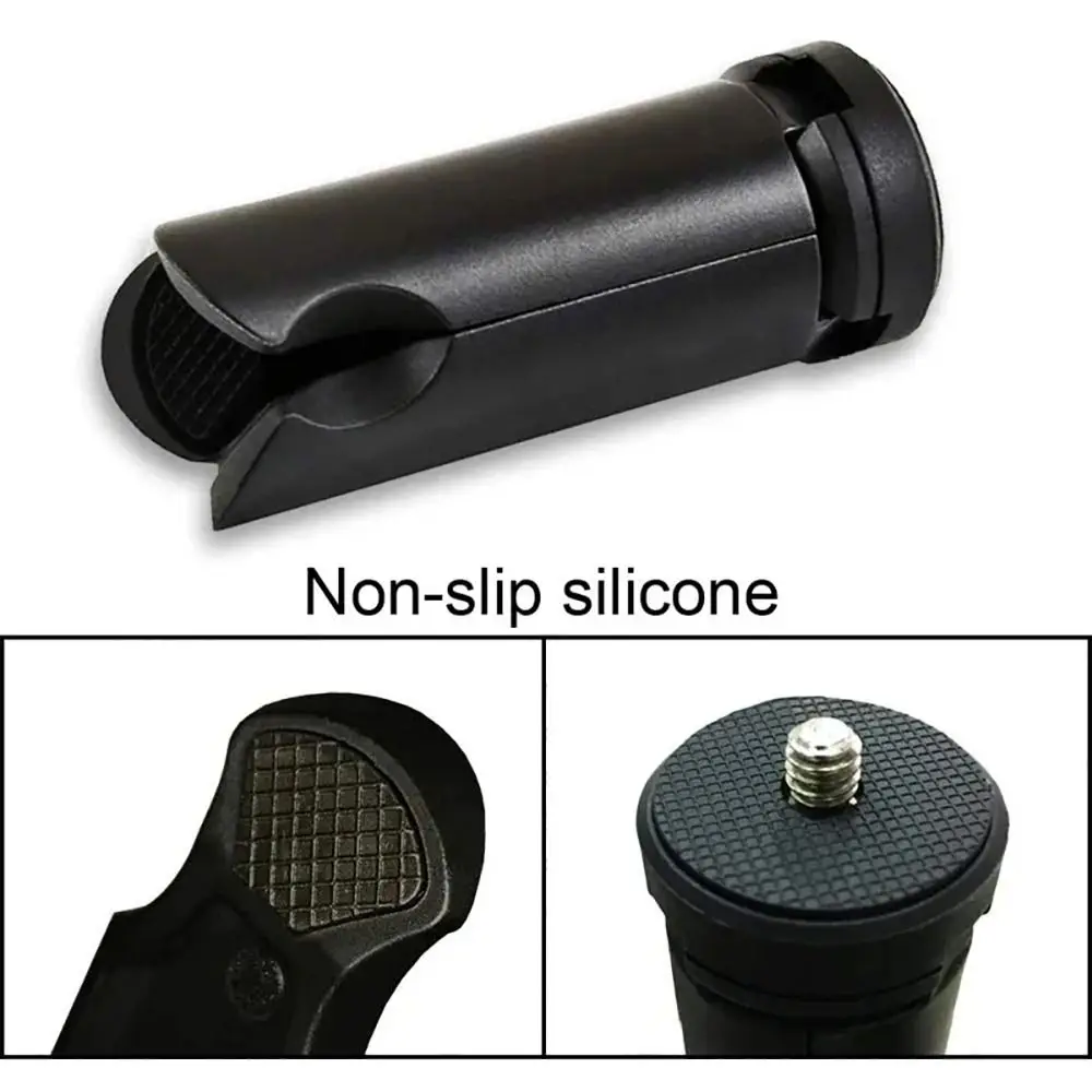 1Pcs New With 1/4'' Screw Mini Tripod Portable Universal Phone Stabilizer Holder Handheld Phone Gimbal For Gopro Action Camera