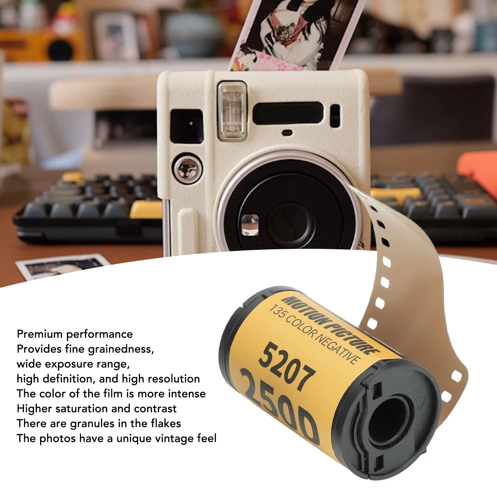 35mm Color Print Film Professional Wide Exposure Range ECN 2 Process Colour Print Camera Film for 135 Camera NT