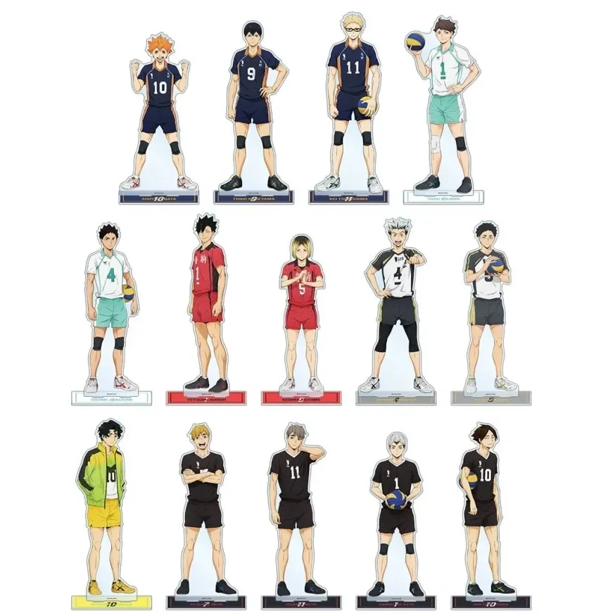 Game Ushijima Wakatoshi Kenma Kozume Tetsurou Kuroo Shoyo Hinata Acrylic Stand Doll Anime Figure Model Plate Cosplay Toy Gift