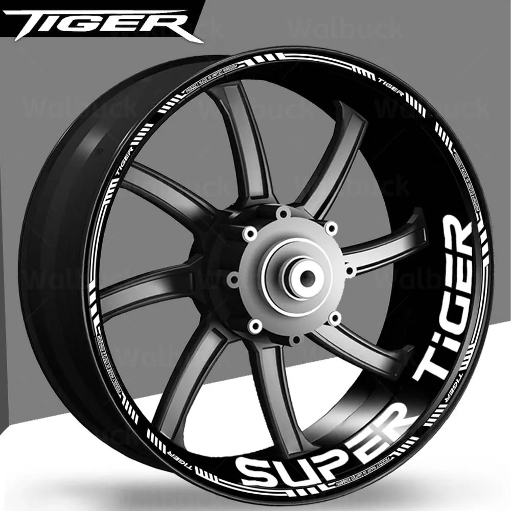 

Для Tiger 900 Rally GT Explorer XC 850 Sport 800 XR 1200, светоотражающая наклейка на колесо мотоцикла, внутри наклейки на ступицу, водонепроницаемые