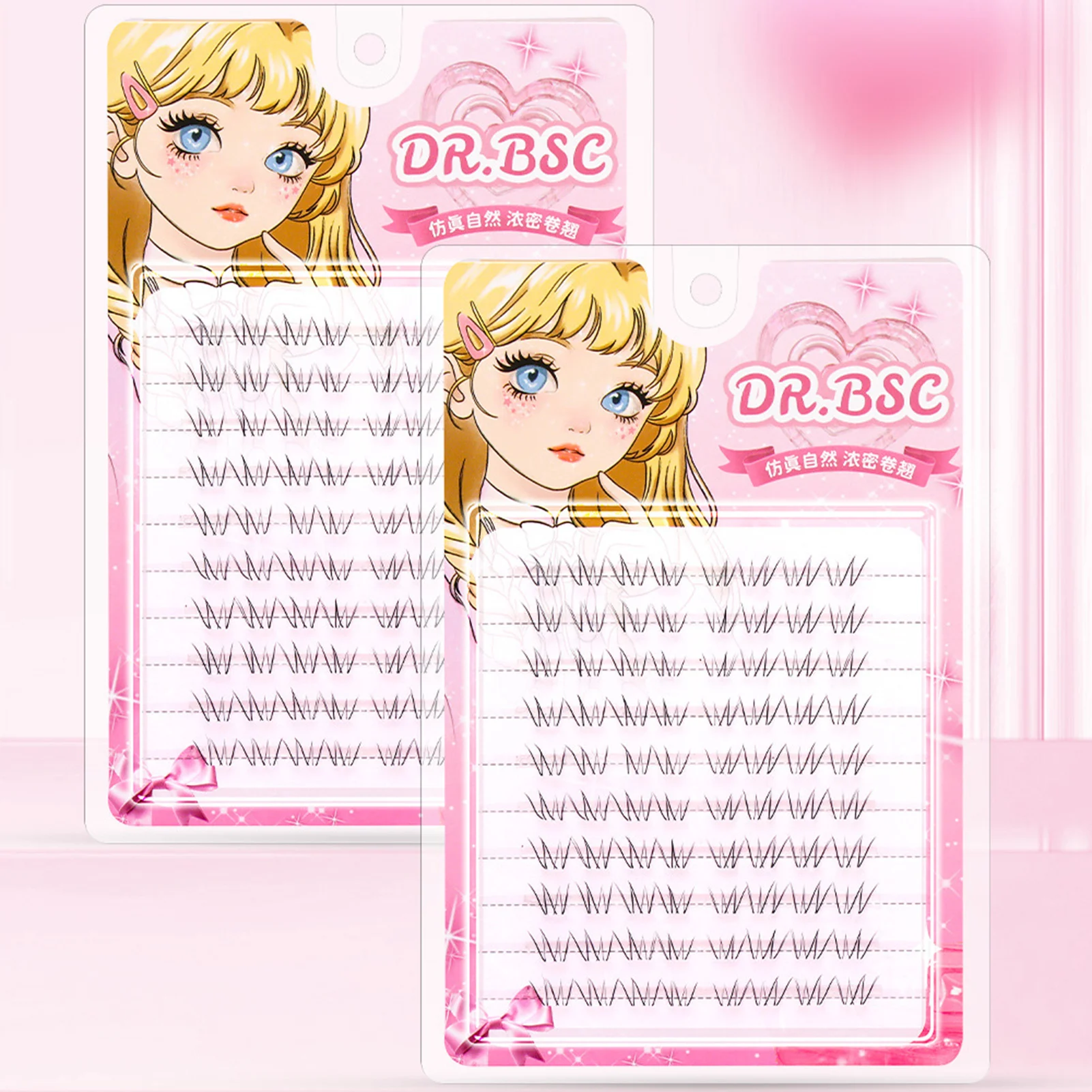 Sztuczne rzęsy DIY Przedłużanie rzęs Dolne rzęsy Styl koreański Puszyste pojedyncze kępki rzęs Profesjonalny makijaż salonowy