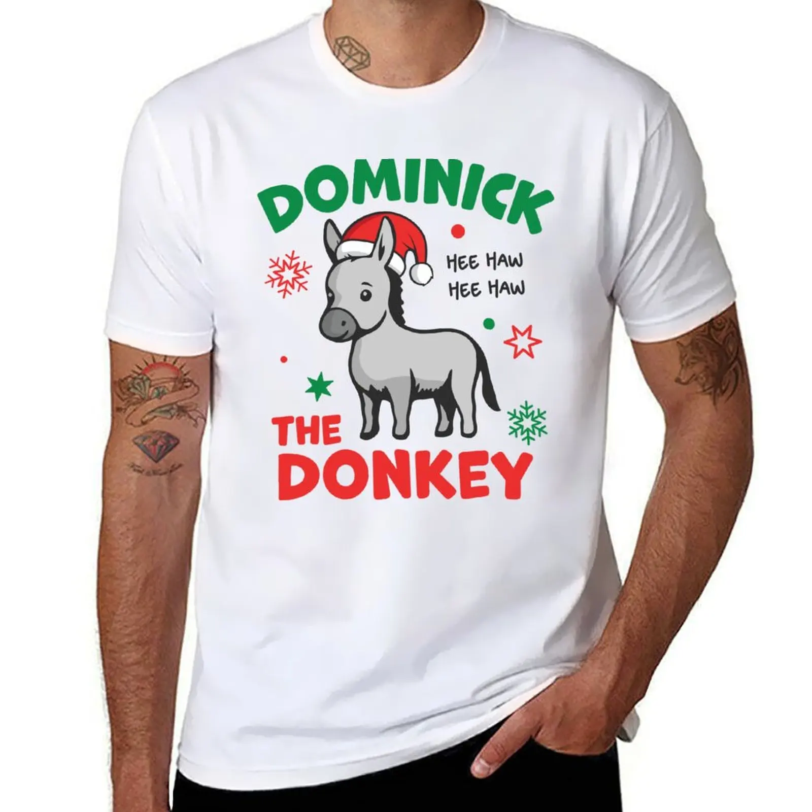 

Dominick the Donkey Christmas T-Shirt man t shirts for men man t shirt designer t shirts designer T-Shirt