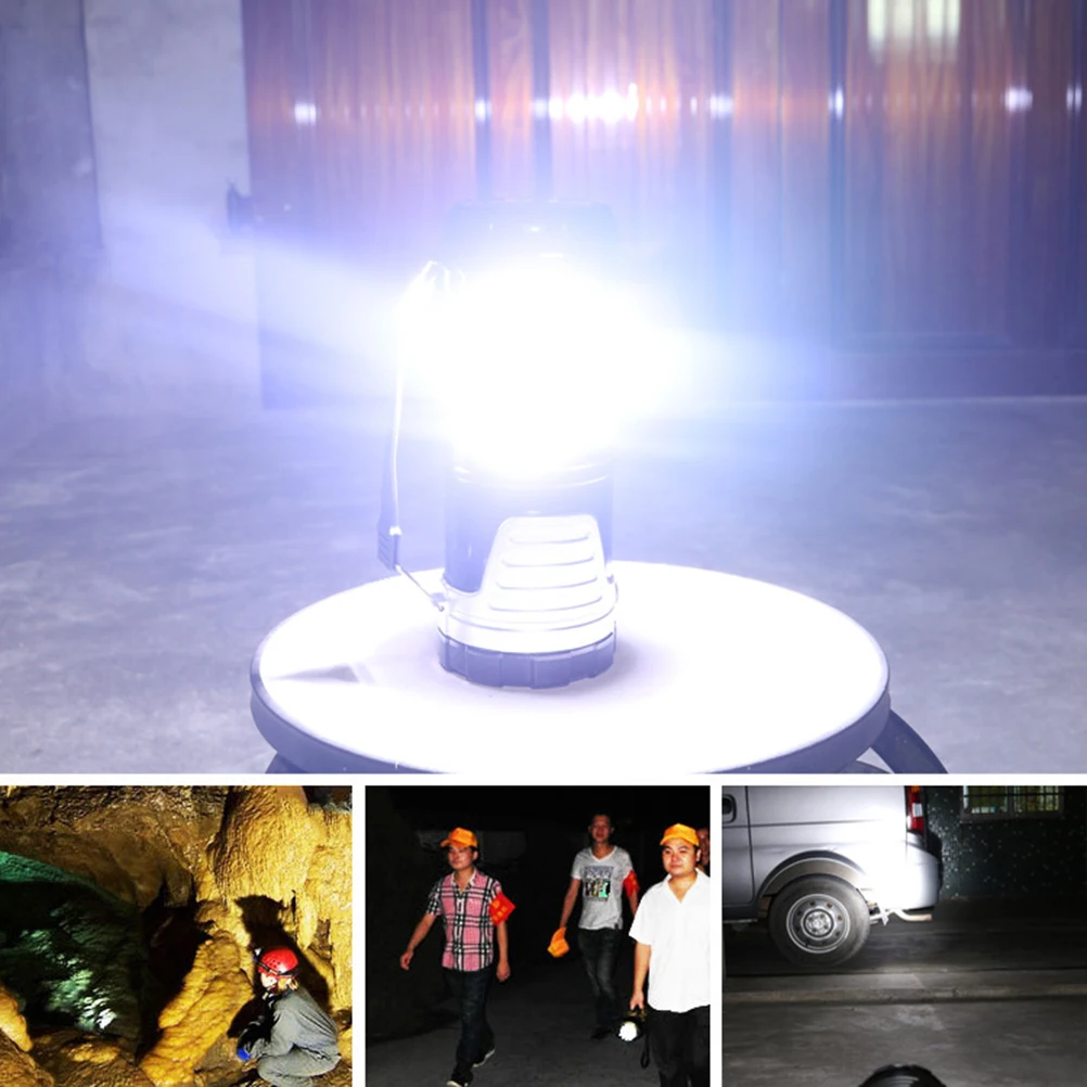 LED Solar Handled Camping Light Rechargeable Tent Emergency Lamp Bronze High Brightness Outdoor Lighting Camping Light