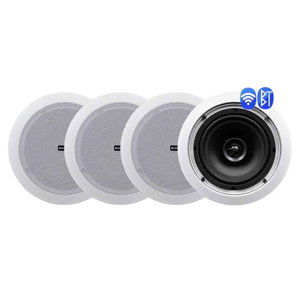 Digital Class-D WiFi Wall Mount Smart Audio Music Player Ceiling Speakers