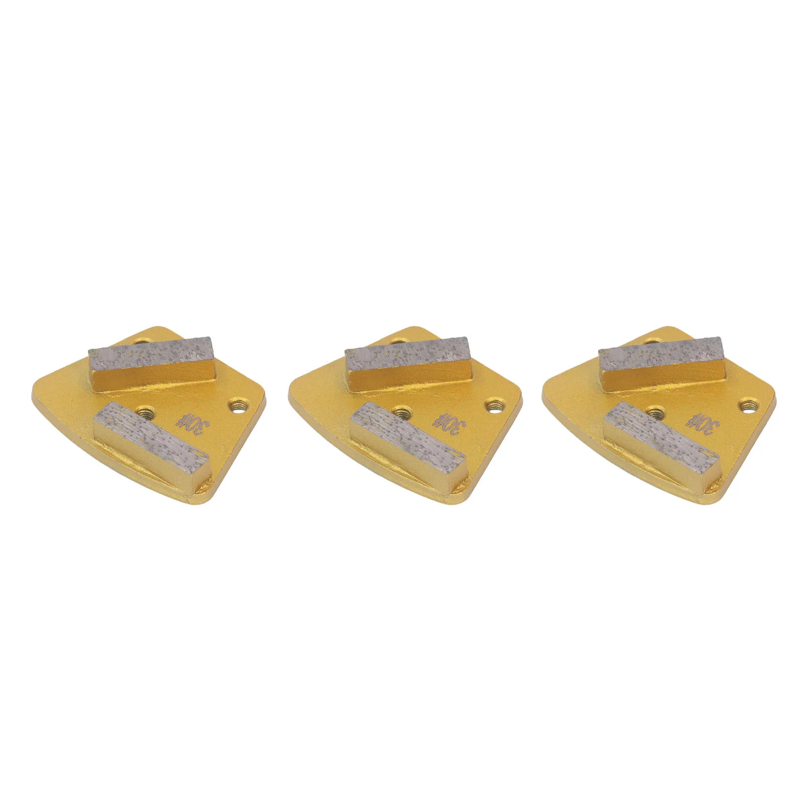 

Trapezoid Grinding Disc High Hardness 30 Grit Grinding Shoes Hard Wearing 2 Long Teeth Stable Structure for Concrete
