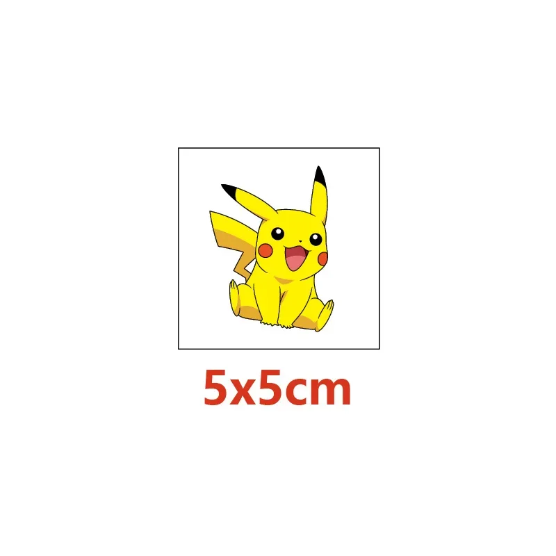 20Pcs Pokemon Tattoo Stickers impermeabile Cute Pikachu Sticker Funny Cartoon Kids Girls Christmas Birthday Gift Reward Toy