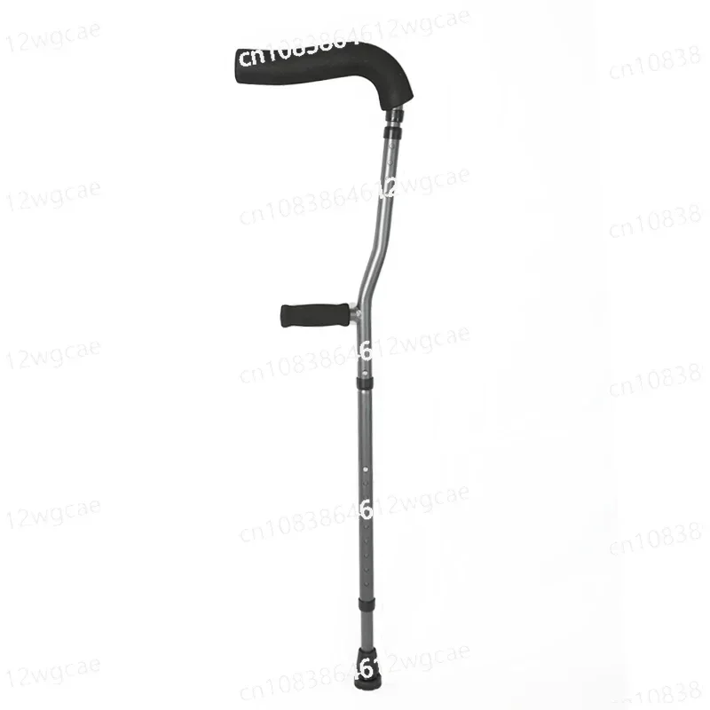 Premium F-Type Dual Underarm Crutches Grade Foldable & Non-Slip Adjustable Mobility Aid for Enhanced Stability