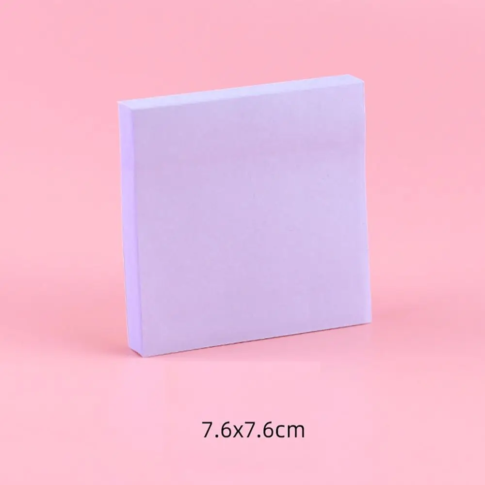 100 Sheets Paper Sticky Notes Colored Office Supplies Scrapes Stickers School Stationery Colorful Notepad Writing Pads School