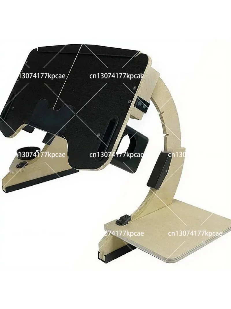 Wooden Adjustable Notebook Stand, Desk Computer Stand, Portable Foldable Stand, Multifunctional Lazy Person Lying Bed Desk