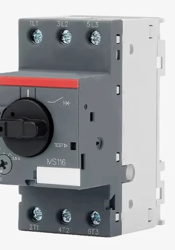 Автоматический выключатель двигателя ABB MS116-1,6 2,5 6,3 10 12 16 25 32A Защитный выключатель двигателя