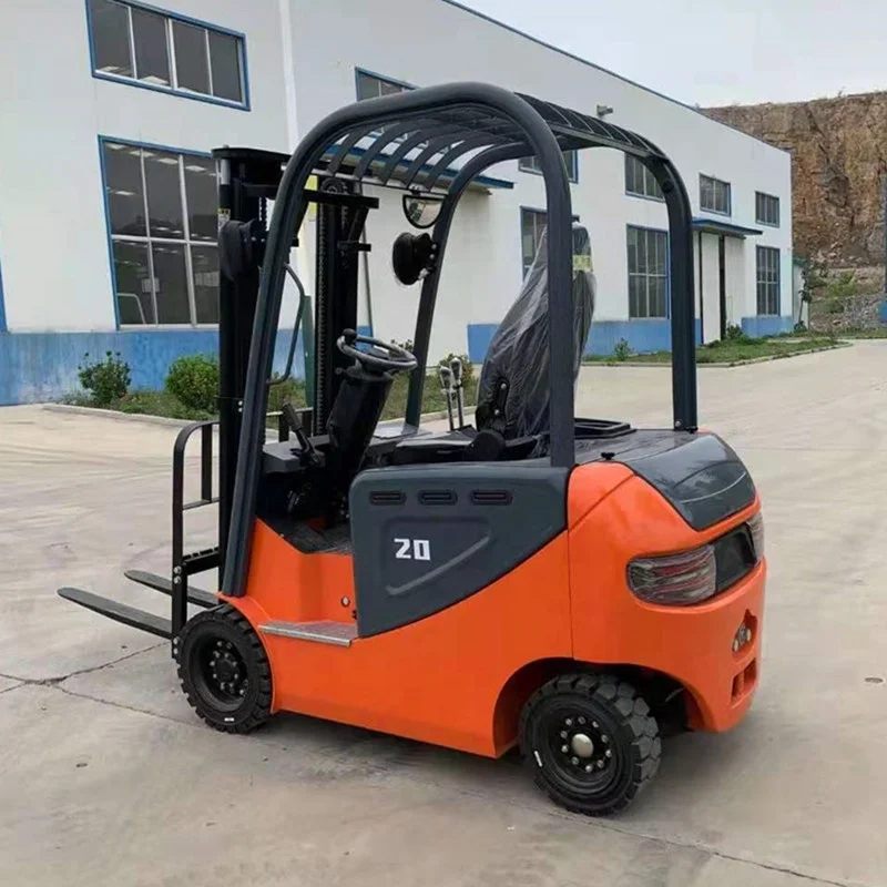 Hot Sell Rough Terrain 48V Electric Compact Mini Forklift Truck With Forged Pallet Solid Tyre Side Shift Price