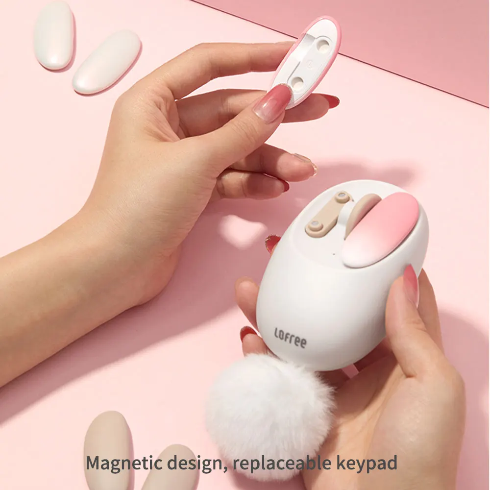 Lofree 2.4G Bluetooth Wireless Mouse Replaceable Keys 5 Levels of Sensitivity for Notebook Flat Computer Office Game General