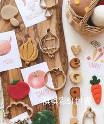 Colored Clay Mold Rubber Clay Seal Children's Toys Handmade Accessories Pressed Mold Flour Mud Family Boys And Girls