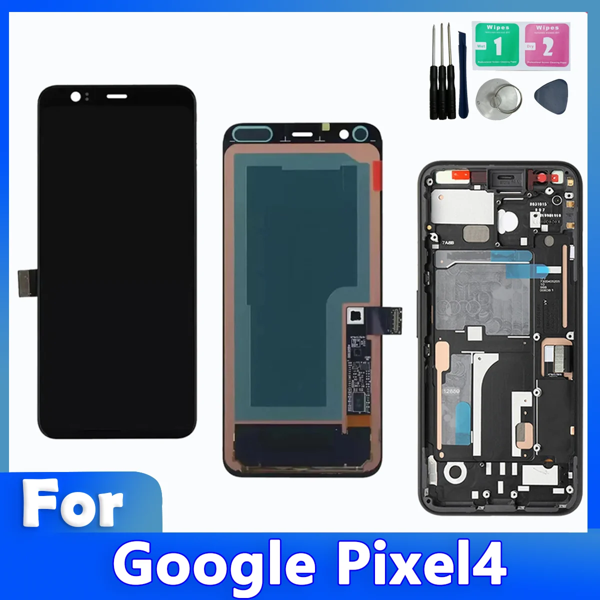 For Google Pixel 4 G020M G020I LCD Display Touch Screen Digitizer Assembly Replacement LCD For Google Pixel4 GA01188-US LCD