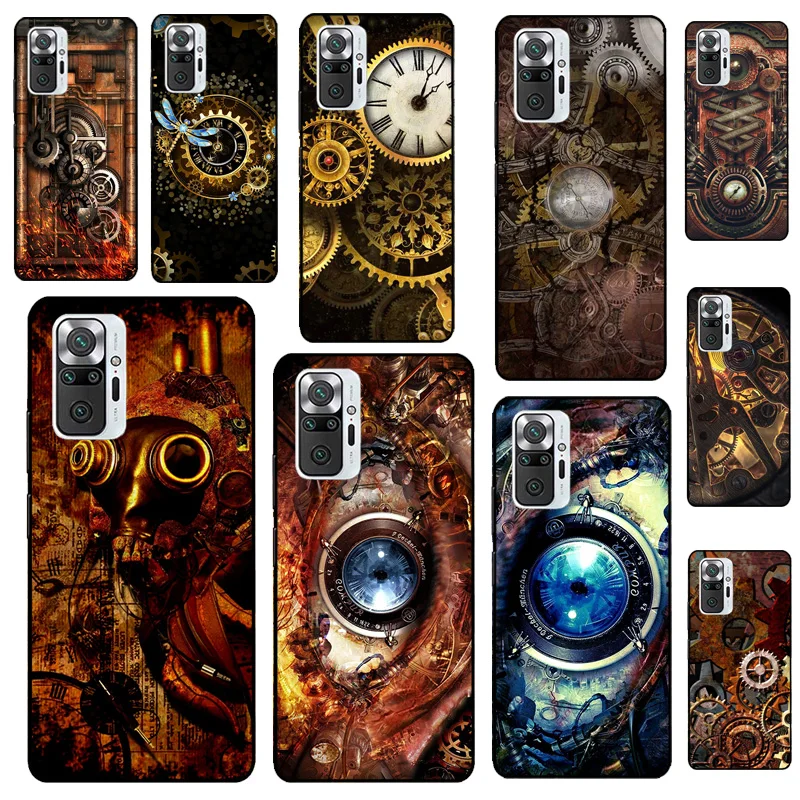 

Steampunk Art Case For Xiaomi Redmi Note 14 13 12 11 10 9 Pro 9S 10S 11S 12S Redmi 14C 10C 12C 13C Cover