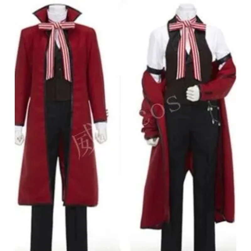 

qq6812020 Kuroshitsuji Black Butler Shinigami Grell Sutcliff Cosplay Costume High Quality Custom Uniform