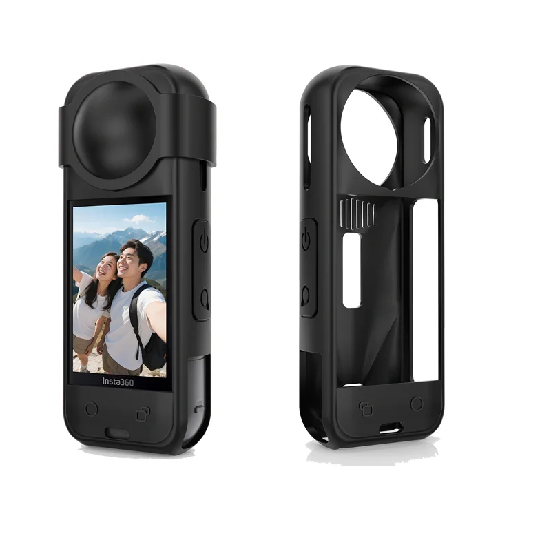

For Insta360 X5 Panoramic Action Camera Protective Case Silicone Shockproof Protective Case For Insta 360 X5