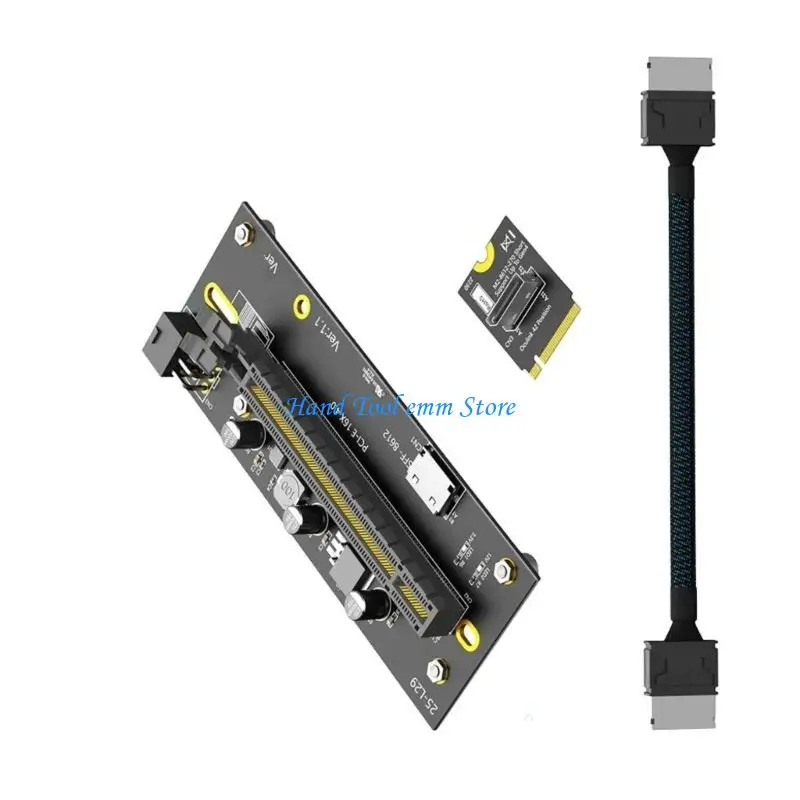 

H37F M.2 to Oculink Extension Cable PCIe Cable for 2230/2280 M.2 M NVME