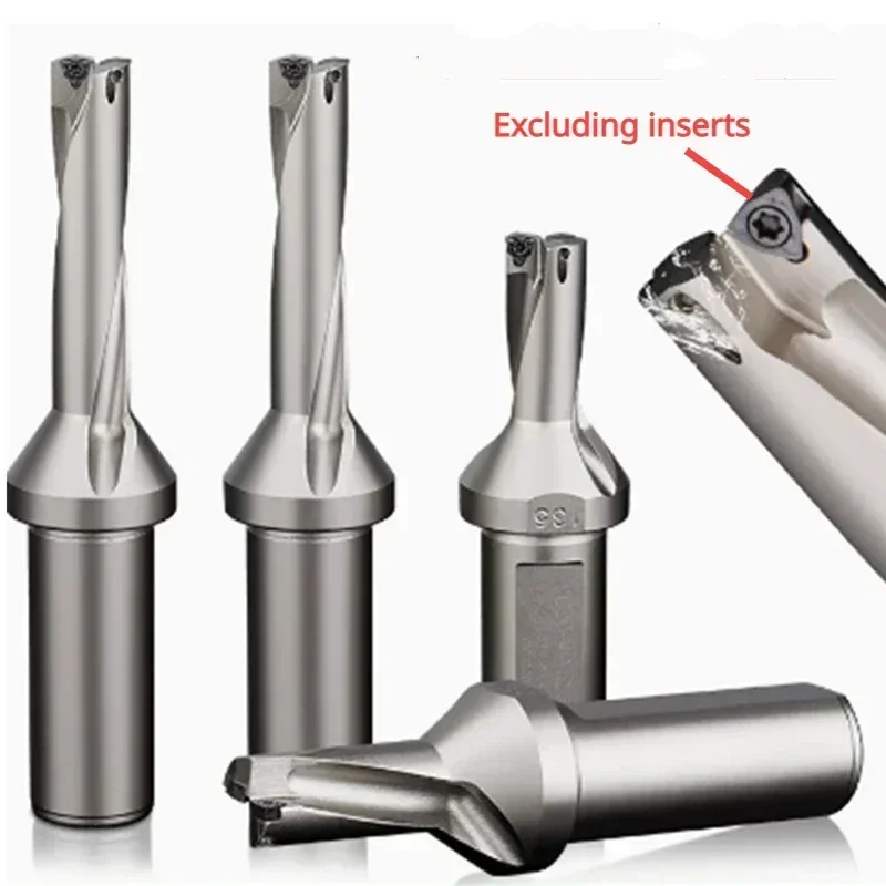 

WC Series Bites Insert U Drill Metal Drill Bits 13-35mm Depth 2D 3D 4D 5D Indexable U Drill for WCMT Machinery Lathes Water