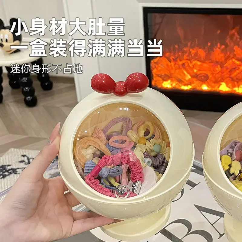 

Exquisite Candy Box Children's Hair Accessories Hair Band Clip Small Pieces Jewelry Storage Box Home Sitting Room Decoration
