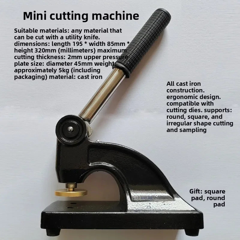 Small Press Cutting Machine Heavy Sampling Punching Tool Desktop Experimental Cutting Equipment