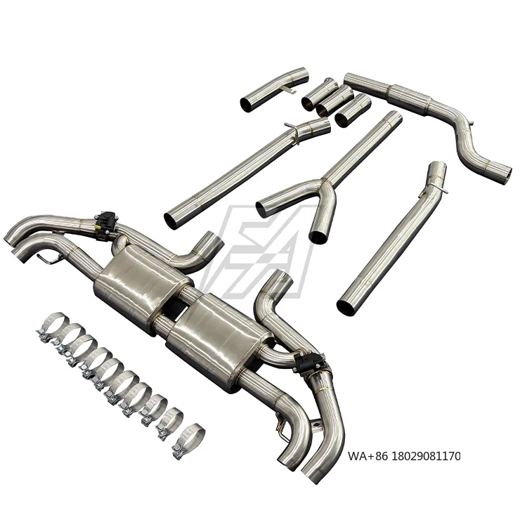 

Высокопроизводительная выхлопная система для X7 4.4TT 2019-2023 G07: средняя и задняя секции, выхлопная труба с электронным клапаном