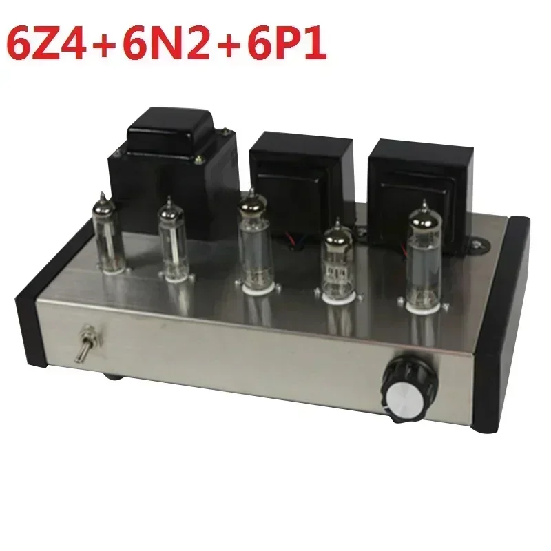 2020 ICAIRN AUDIO Home Audio Tube Amplifier  6Z4 + 6N2 + 6P1 DIY Kits/Assembled Version Power Handle 5W + 5W AC110V/220V Option