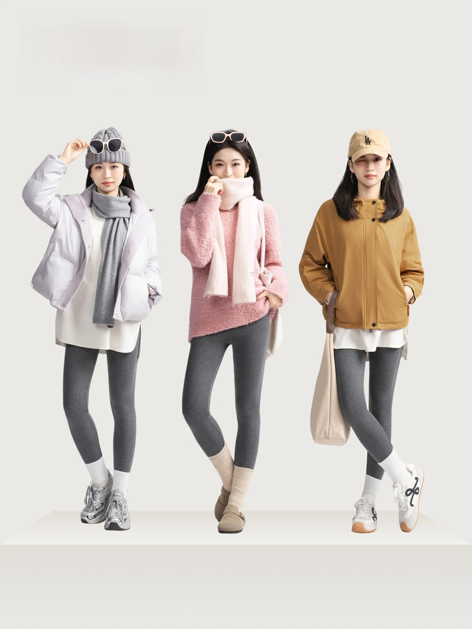 سراويل يوجا عالية الخصر من مزيج القطن والبوليستر سراويل طويلة لارتداء غير رسمي لرفع المؤخرة من جلد arkskin Sle