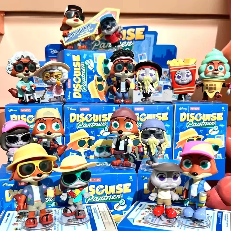 

Новая маскированная серия Zootopia Partner, слепая коробка, трендовые милые украшения для рабочего стола ручной работы, декоративные игрушки для отправки девочек