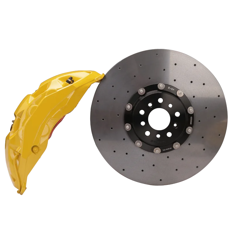 Modified Auto Brake Kit Carbon Ceramic Brake Disc 410mm Aluminum 10 Piston Brake Caliepers for  Defender