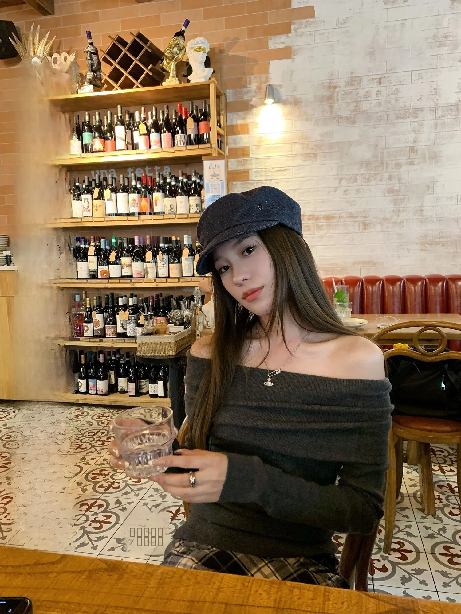 

Ele One-oulder Long Sve Knitwear Women's Faionable Slim Fit oulder Exposure Top Commute Sle Autumn Beau