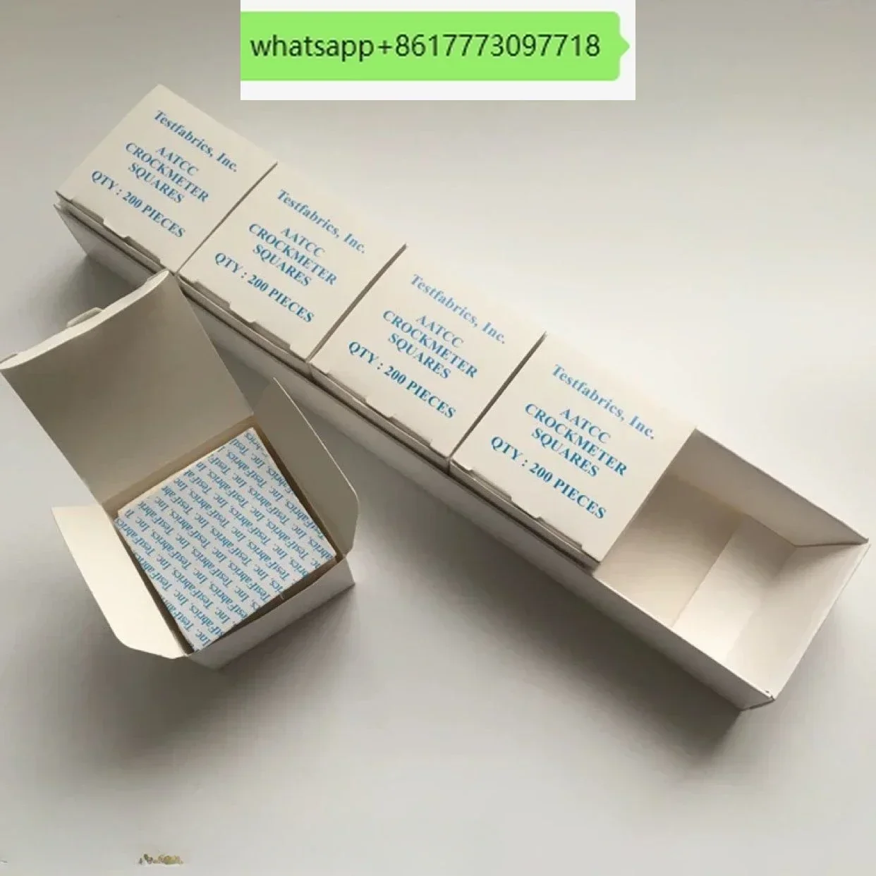 

Testfabrics белая хлопчатобумажная фрикционная ткань AATCC американского стандарта маленькая белая ткань для сухого и влажного трения тест на стойку цвета
