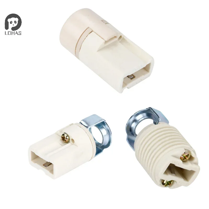 G9 Screw DIY Light Ceramic Lamp Holder Household Table Floor LED Bulb Base For Lighting Accessory Head Convert Socket