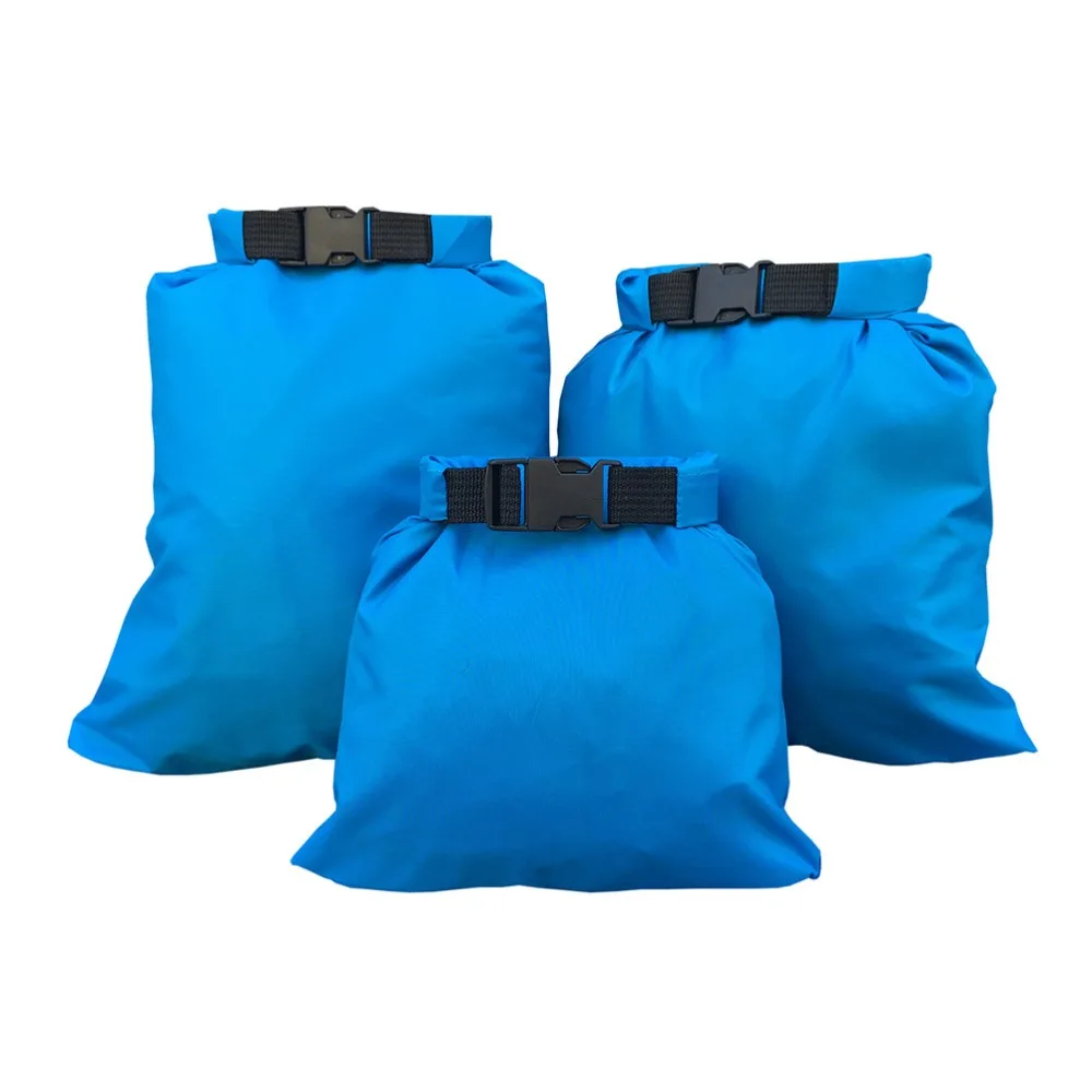 

3pcs 1.5L 2.5L 3.5L Waterproof Dry Bags Lightweight Ultralight Dry Bags Set Wide Application Portable Dry Sacks