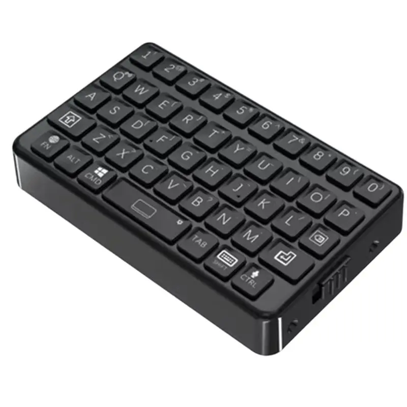 Retro Touch Mini Bluetooth Keyboard Portable Wireless Keypad Universal for Windows Android Tablet Compact Game Office Keyboard