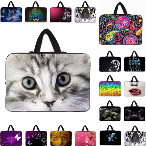 Laptop Case For Macbook Air Pro 11.6 13.3 14 15.6 Notebook Neoprene Bag For DELL XPS 16 17 Lenovo Legion Go Macbook Air 13 15 16