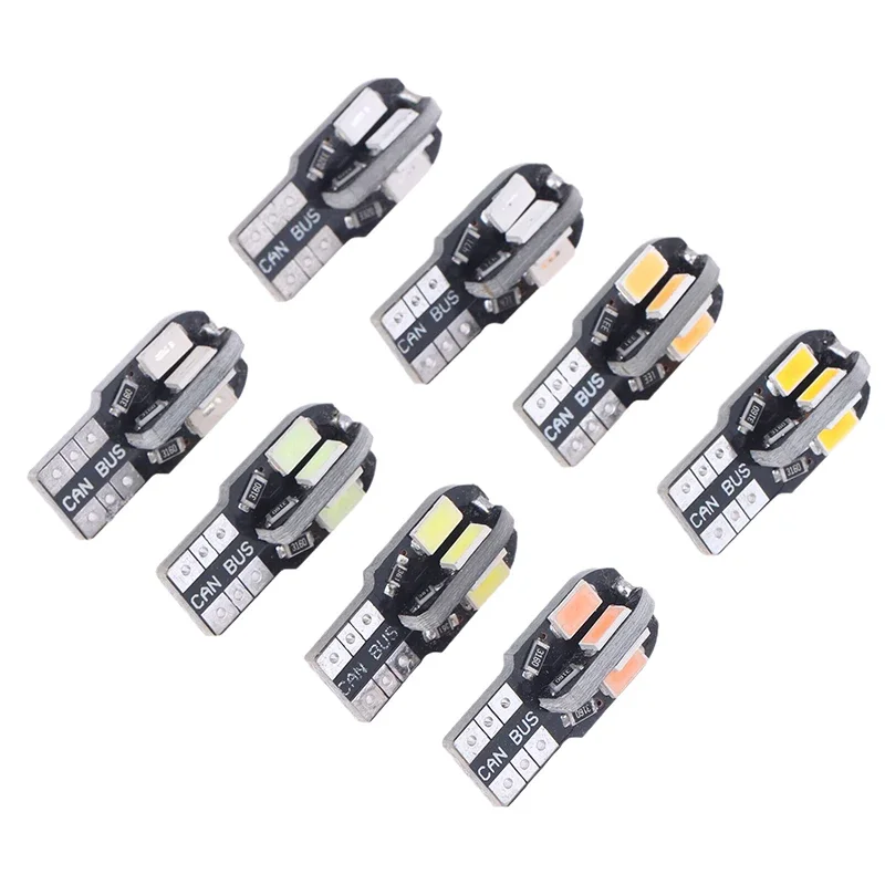 

10 шт. автомобильная светодиодная лампа T10 5730 SMD декодирование света для чтения индикатор ширины номерного знака маленький свет