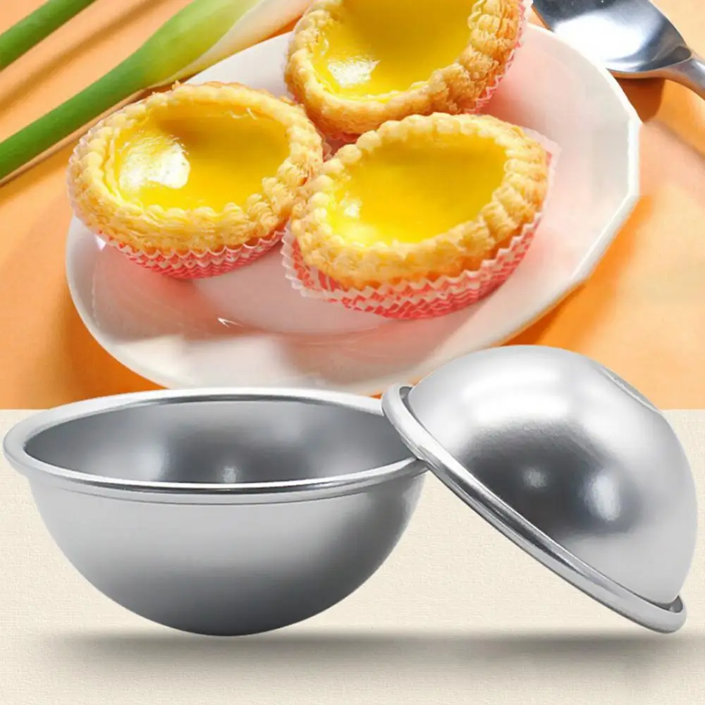 Aluminium Alloy Semicircle Bath Ball Cake Mold Pastry Jerry Fondant Baking Tool Sphere Bathbomb Molds Pastry Mould Dessert Mold