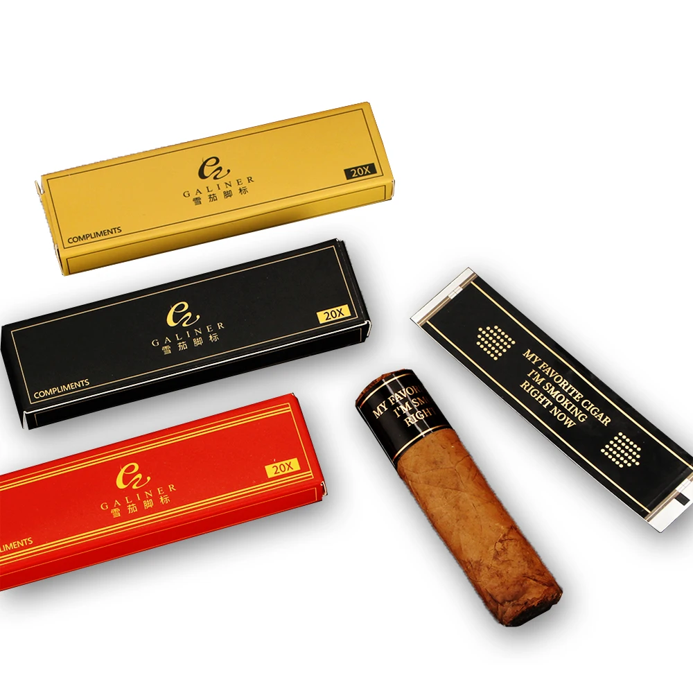 

GALINER Бумага для этикеток для сигар Портативная паста в обертке для сигарных лапок