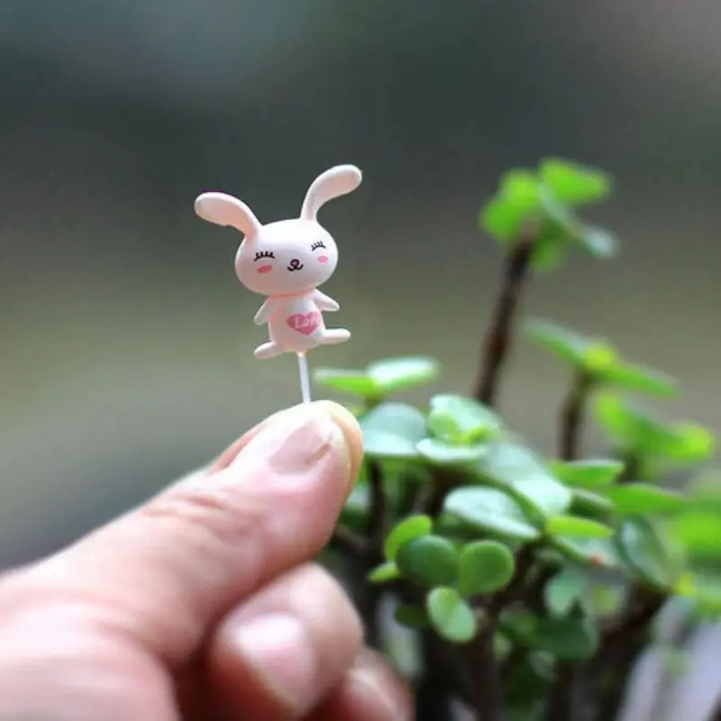 Resin Mini Fixed Pin DIY Landscape Ornaments Fairy Garden Miniatures Doll Gnomes Moss Craft Figurines Home Decoration