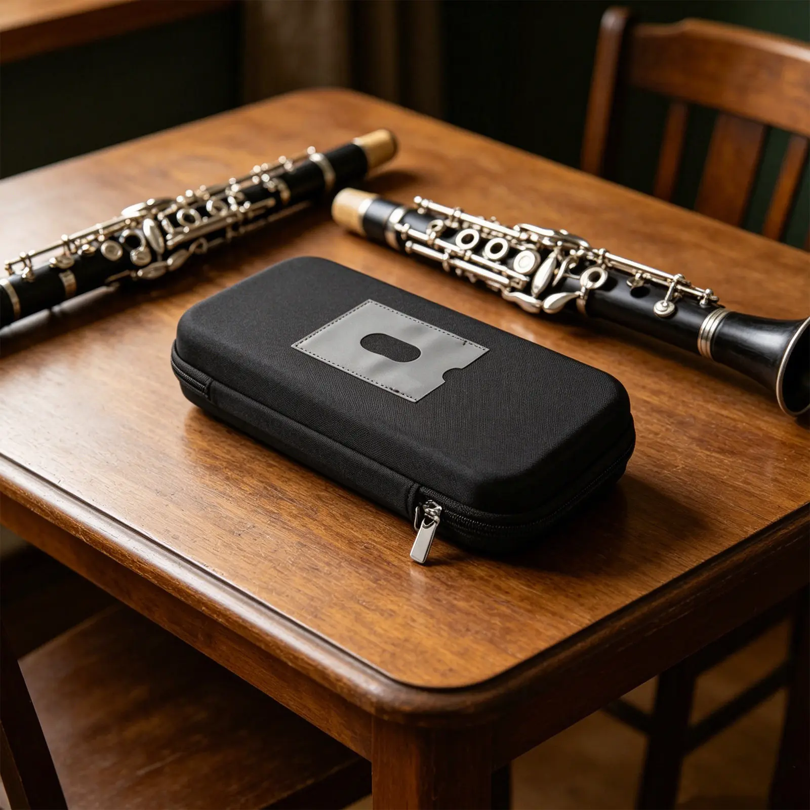 6-Piece Saxophone Clarinet Mouthpiece Storage Case Thickened Hard Shell Moisture Proof Organizer Portable Protective Box