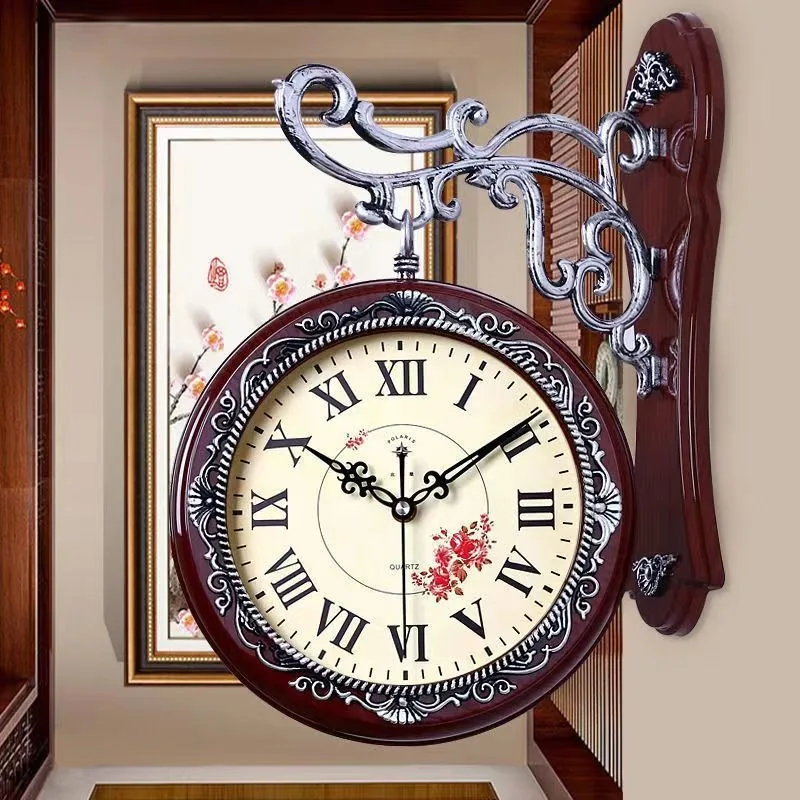 Round Aesthetic Wall Watch Creative Digital Living Room Bedrooms Wall Watch Minimalist Fashion Horloge Murale Room Decorations