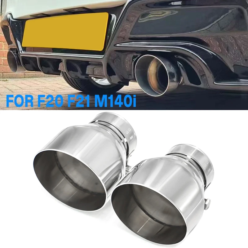 2pcs/lot Exhaust Tip For BMW F22 F23 M235i M240i F20 F21 M135i M140i F30 F31 M335i 340i F32 F33 F36 435i 440i ID60mm Muffler